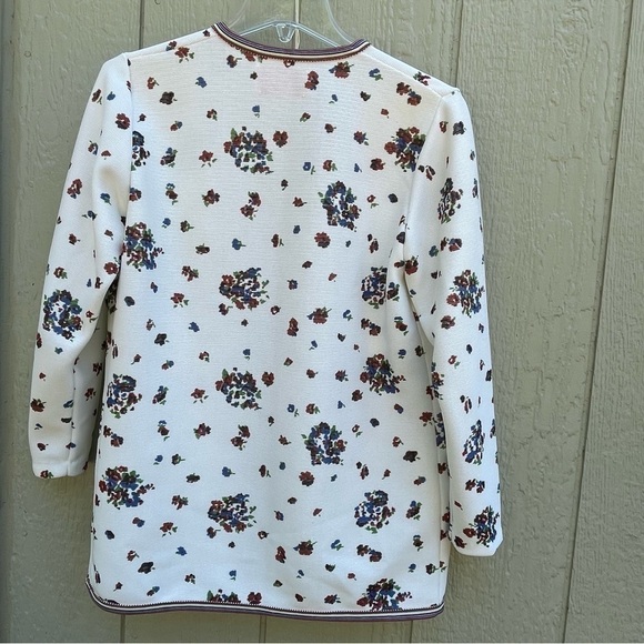 HEDY Knits Of California Cardigan Women's L- XL? Open Front,Floral  polyester - Picture 3 of 8